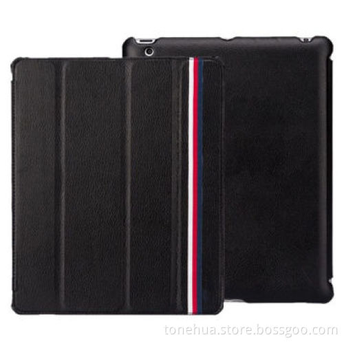 Smart PU Leather Case for iPad, Stand Function with Multi-viewing Angles